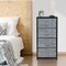 Sorbus Dresser with 4 Drawers - Bedside Furniture & Night Stand End Table Dresser with Steel Frame, Wood Top, Easy Pull Fabric Bins for Home, Bedroom Accessories, Office & Dorm